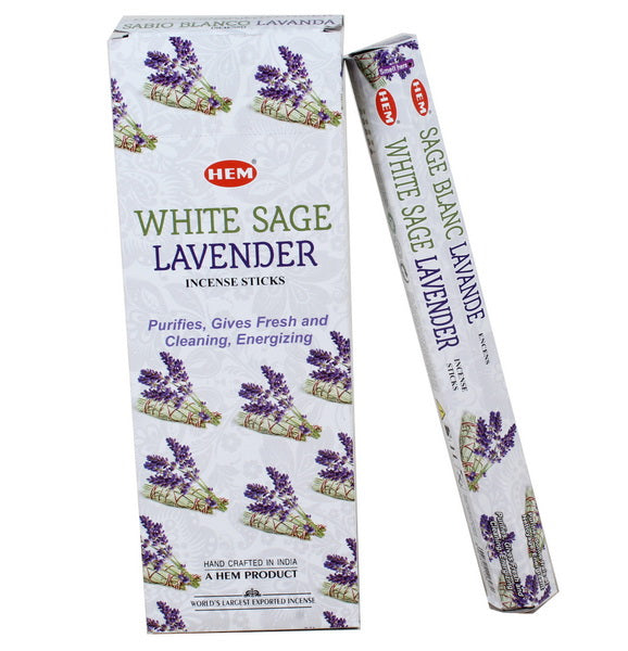 HEM White Sage Lavender füstölő