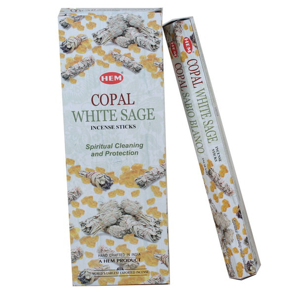 HEM Copal White Sage füstölő