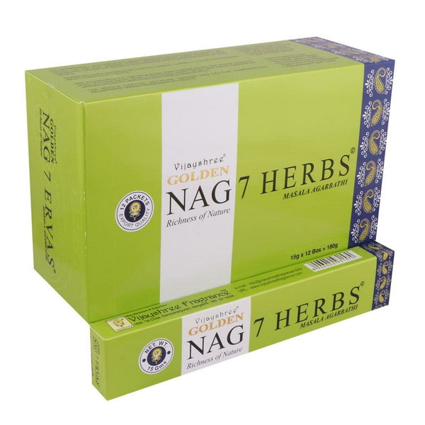 Vijayshree Golden Nag 7 Herbs füstölő